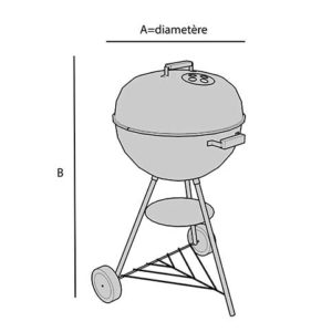 Housse sur-mesure pour Barbecue rond