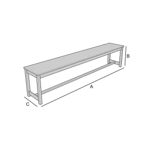 Housse pour banc