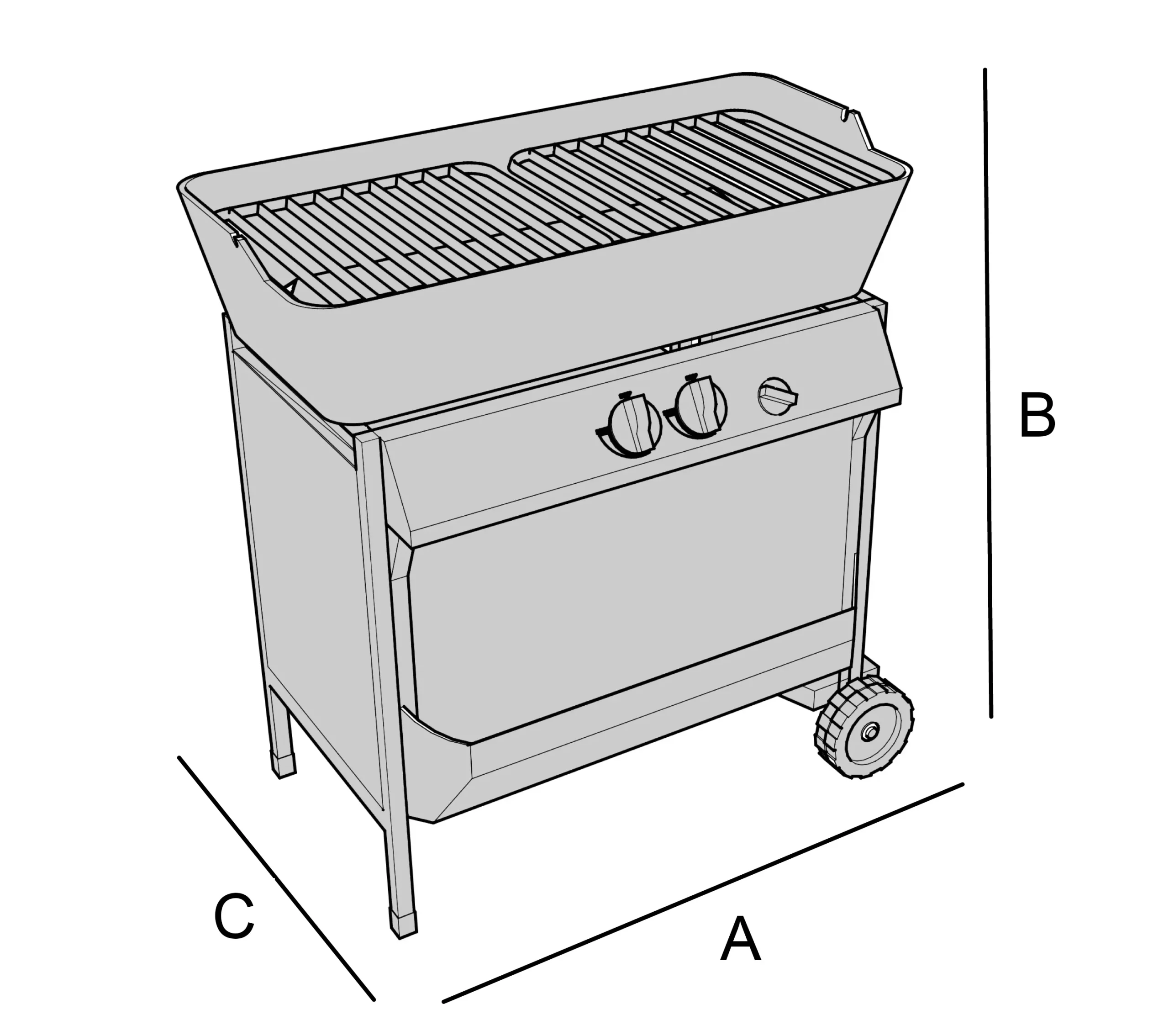 Housse barbecue de coloris anthracite : Housses de protection pour