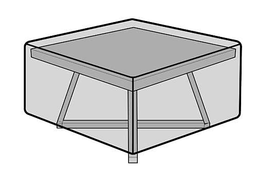 Housse pour table carré