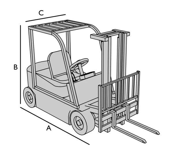 Housse pour chariot élévateur