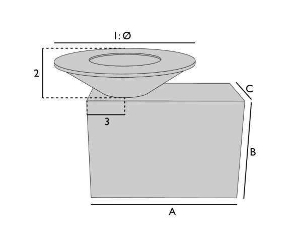 Housse pour Braséro avec desserte