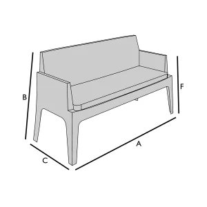 Housse de qualité pour préserver votre canapé extérieur