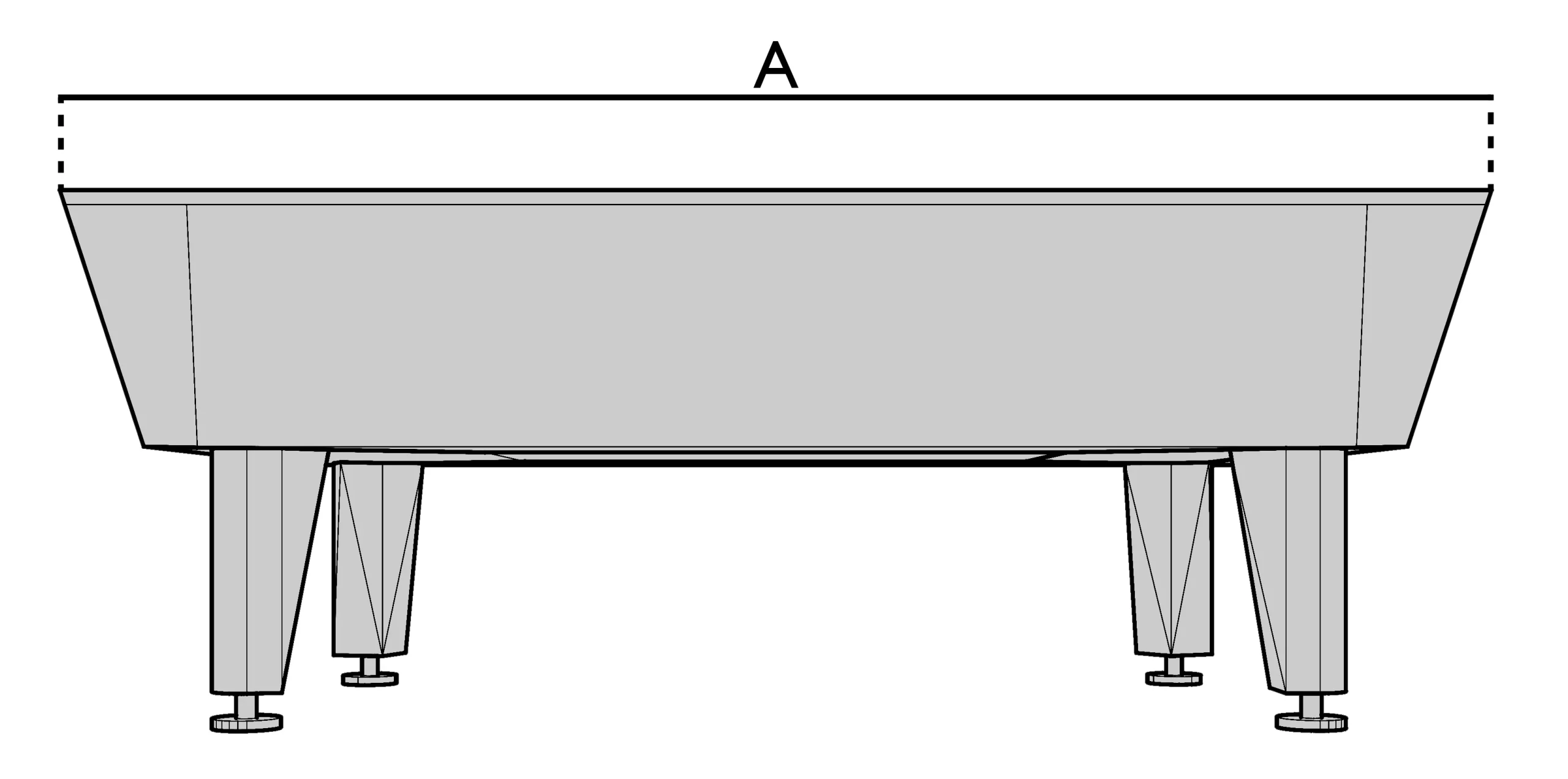 Housse de table de billard en vinyle 8/9 pieds Housses de billard  imperméables 