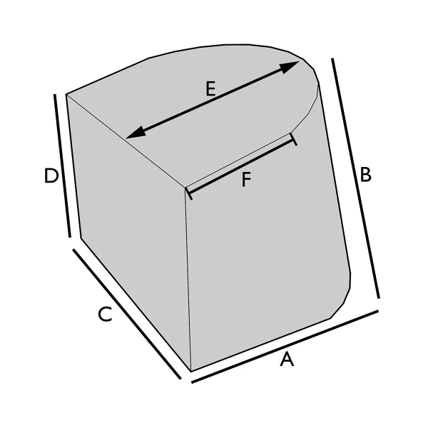 Bâche pour console arrondie de bateaux
