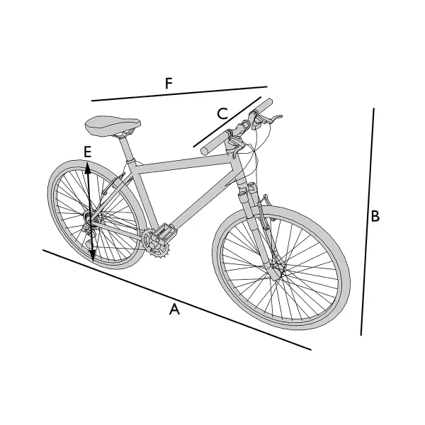 Bâche de protection pour vélo