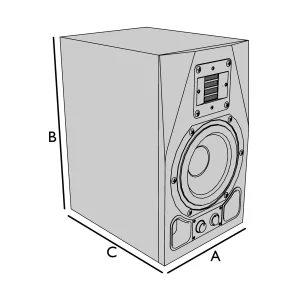 Bâche de protection pour enceinte sono