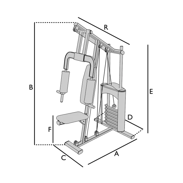 Bâche pour home gym