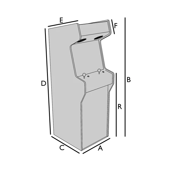 Housse sur mesure pour borne de jeux vidéo