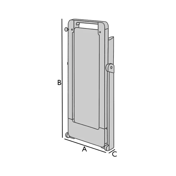 Housse pour tapis de course plié vertical
