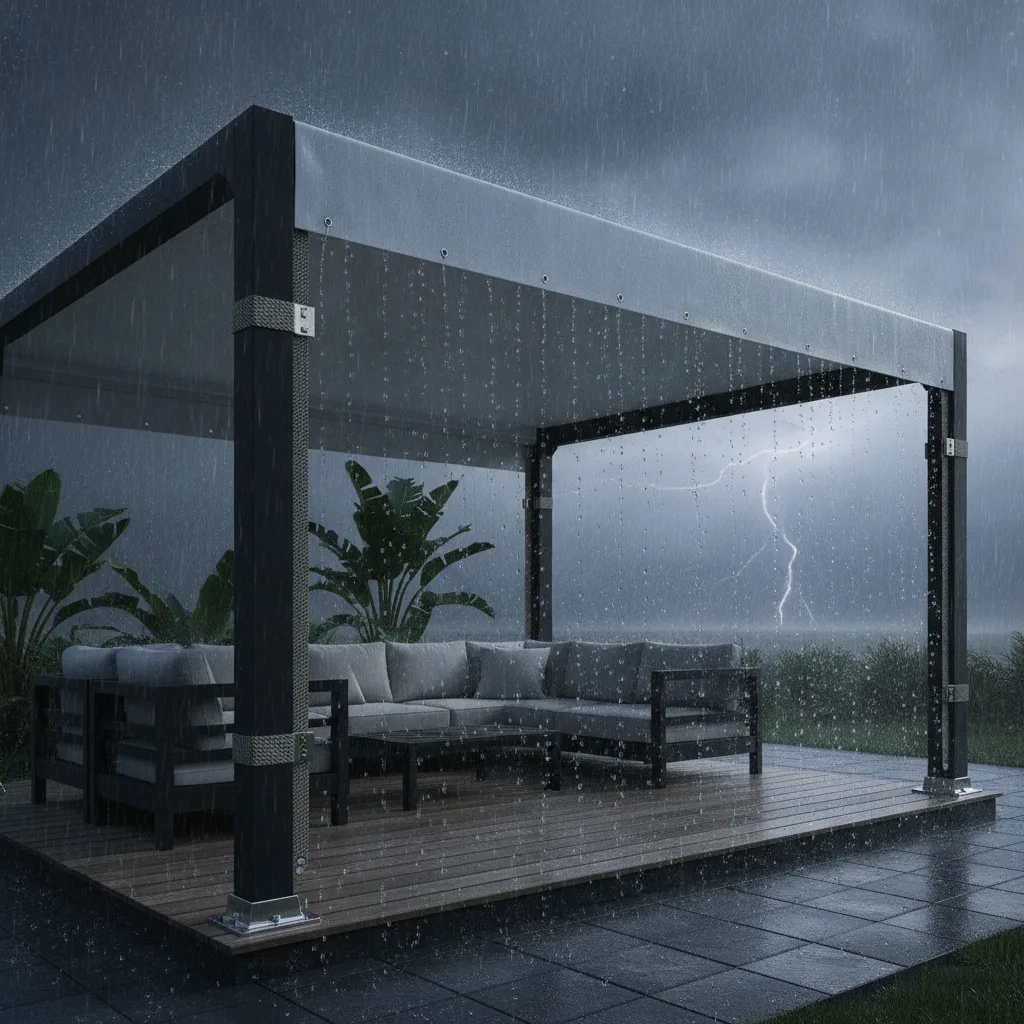 bâche pour pergola