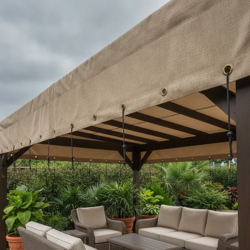 bâche pour pergola