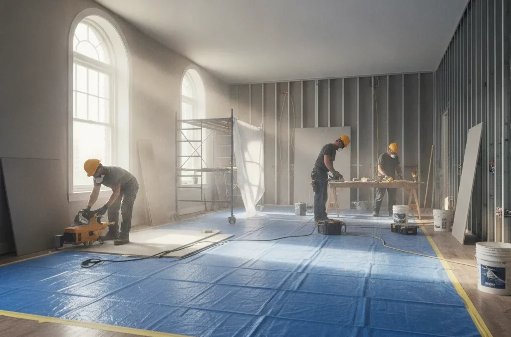 Choisir une bâche de protection chantier | Quattro Diffusion