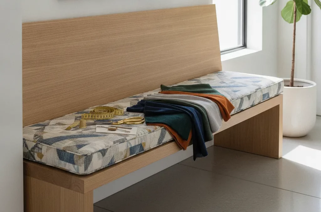 Tuto pour un coussin de banc sur mesure – Quattro Diffusion - creer coussin banc sur mesure