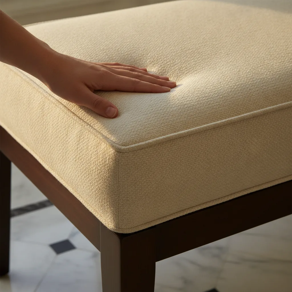 coussin de banc sur mesure