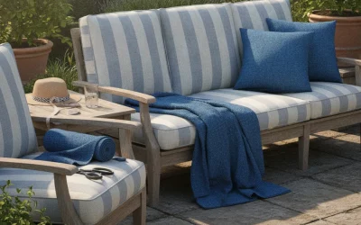 Guide pratique pour refaire vos coussins de salon de jardin