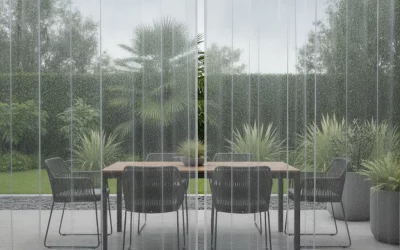 Fermer sa terrasse avec un rideau PVC transparent extérieur