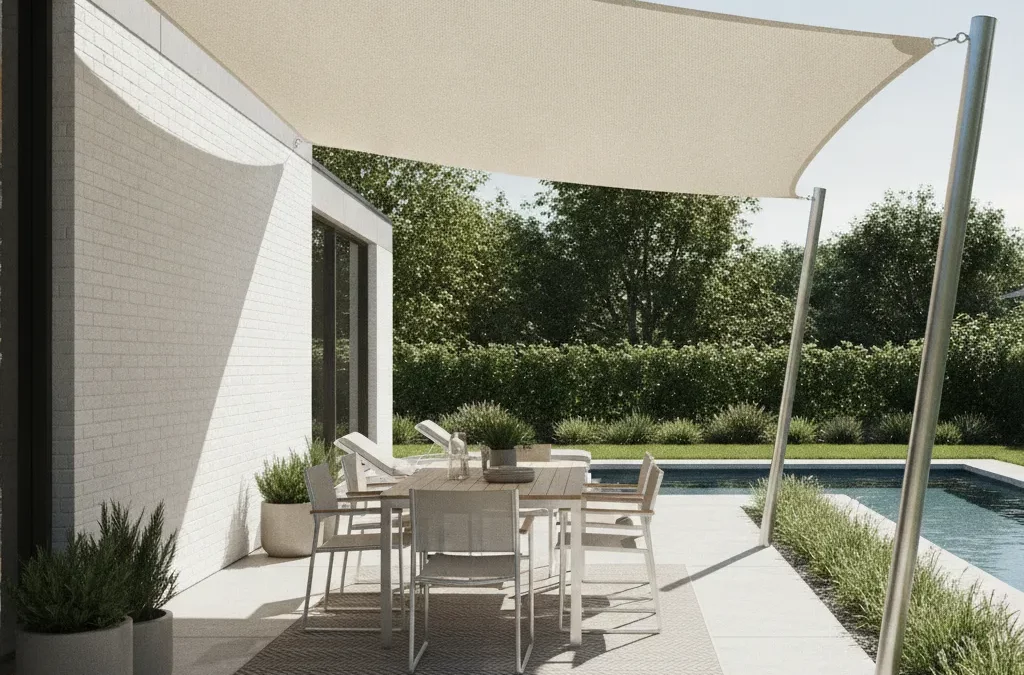 Guide pour installer une voile d&rsquo;ombrage | Quattro Diffusion
