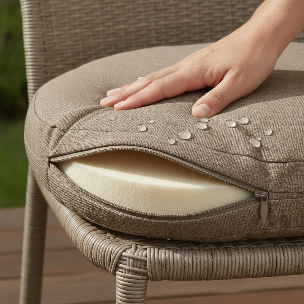 coussin rond sur mesure