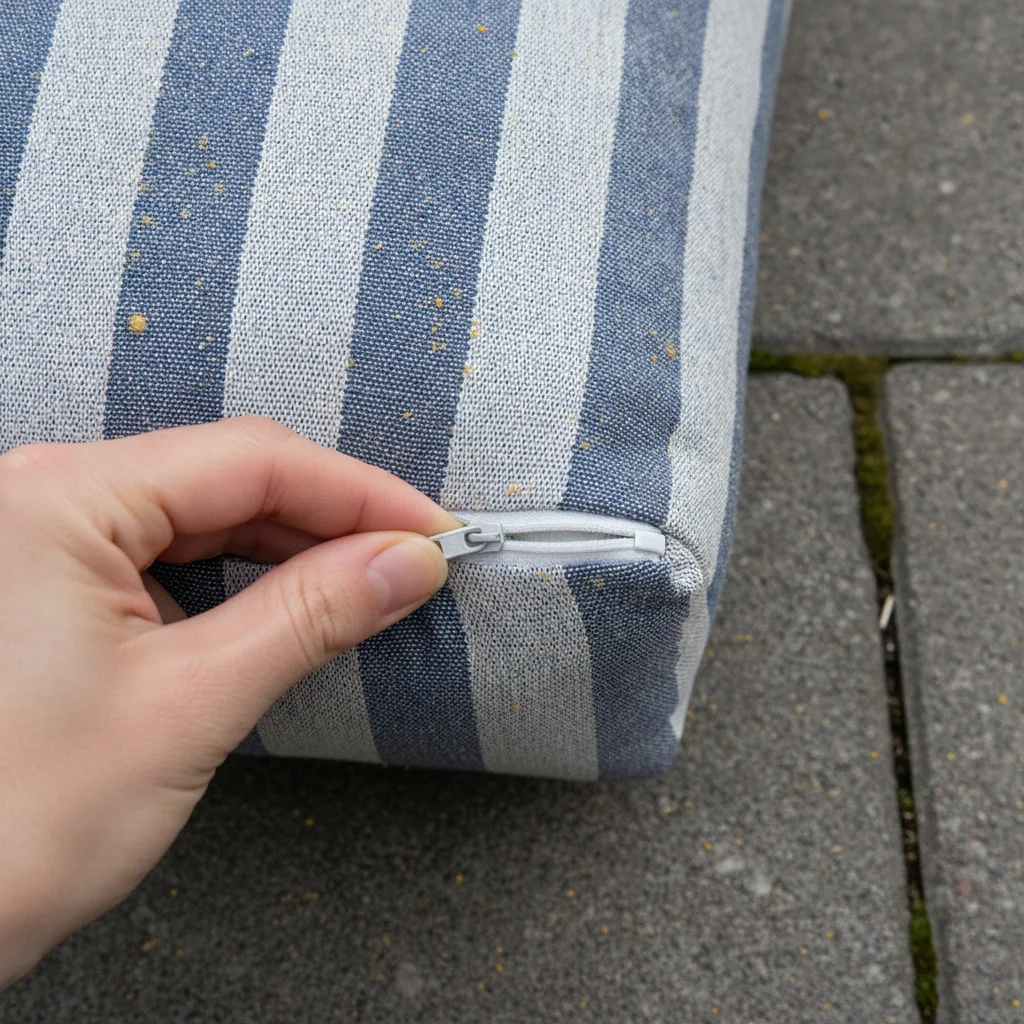 housse de coussin déhoussable extérieur