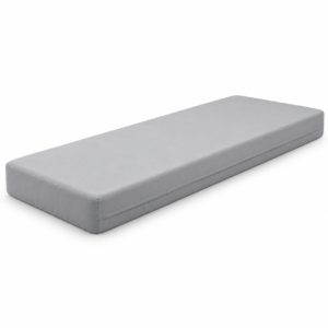 Matelas médical sur mesure recouvert d’une housse PU grise — visuel de présentation