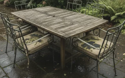 Moisissure mobilier jardin – causes et solutions