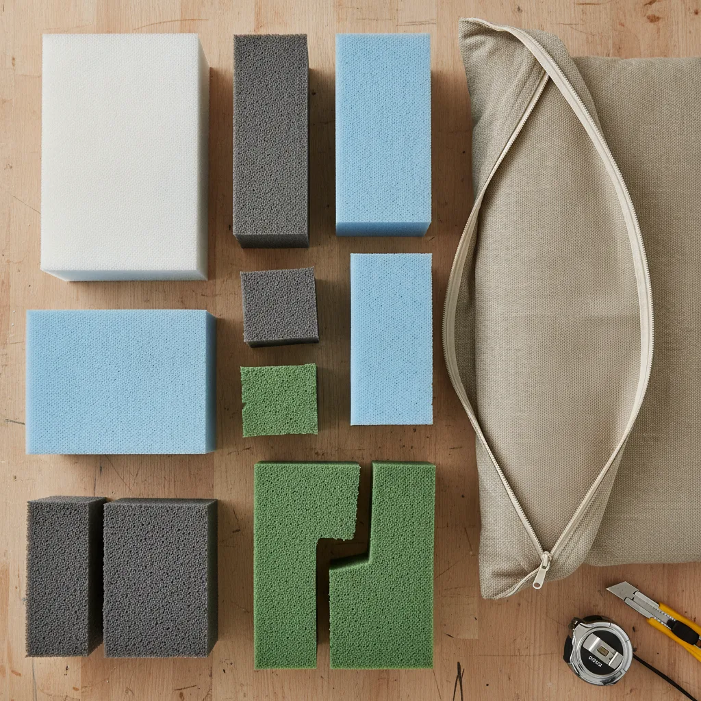 rembourrage coussin extérieur qui s'affaisse