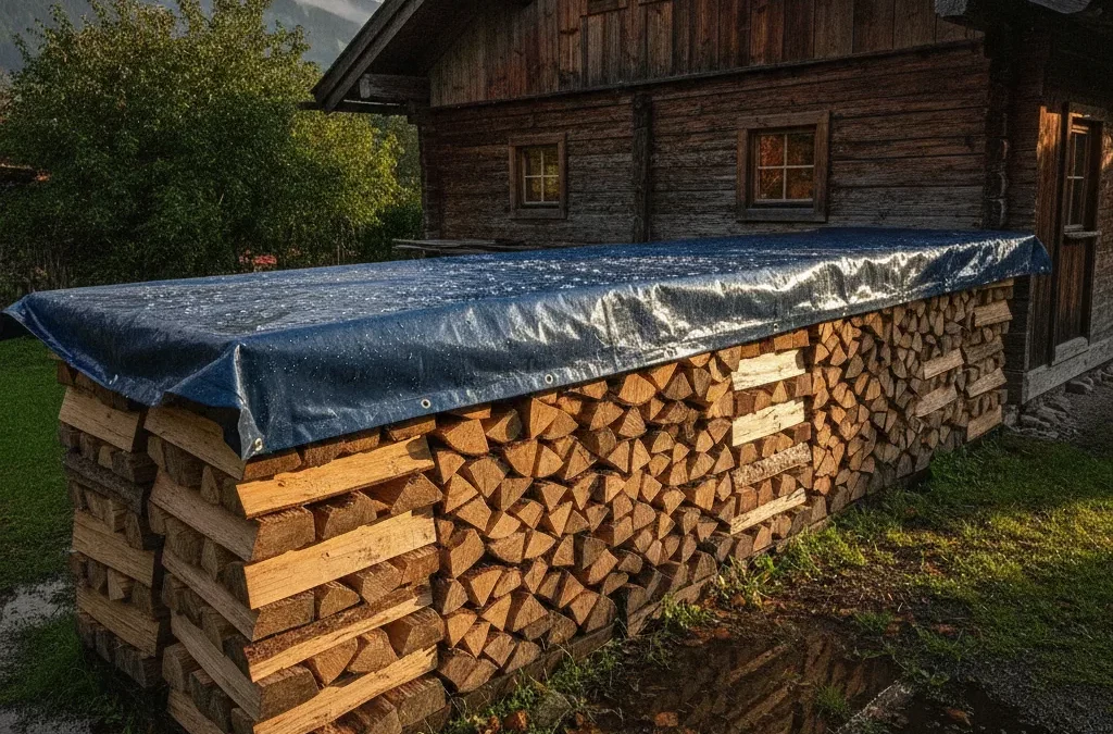 Bâche pour bois de chauffage, bien choisir en 2026