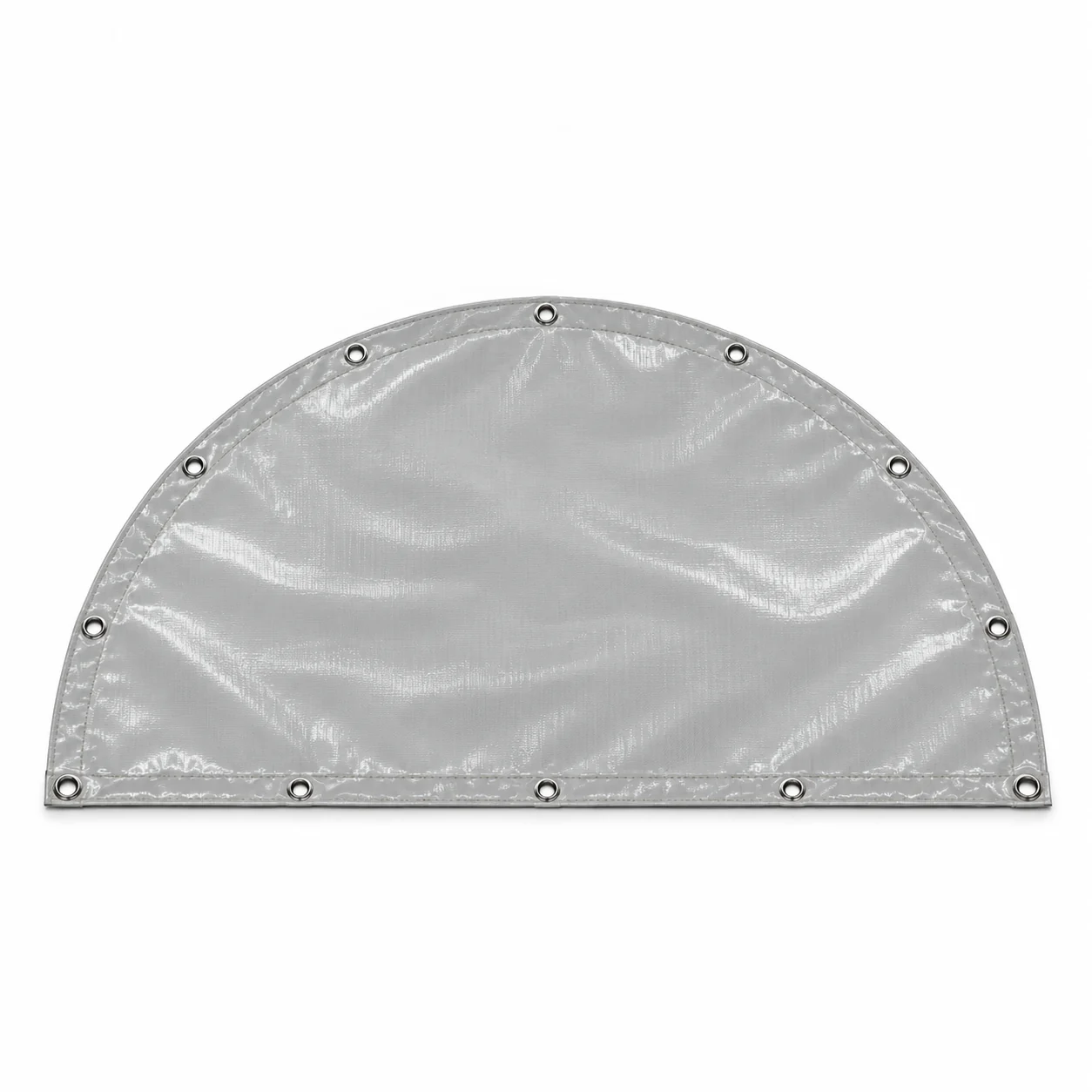Bâche PVC demi-cercle grise