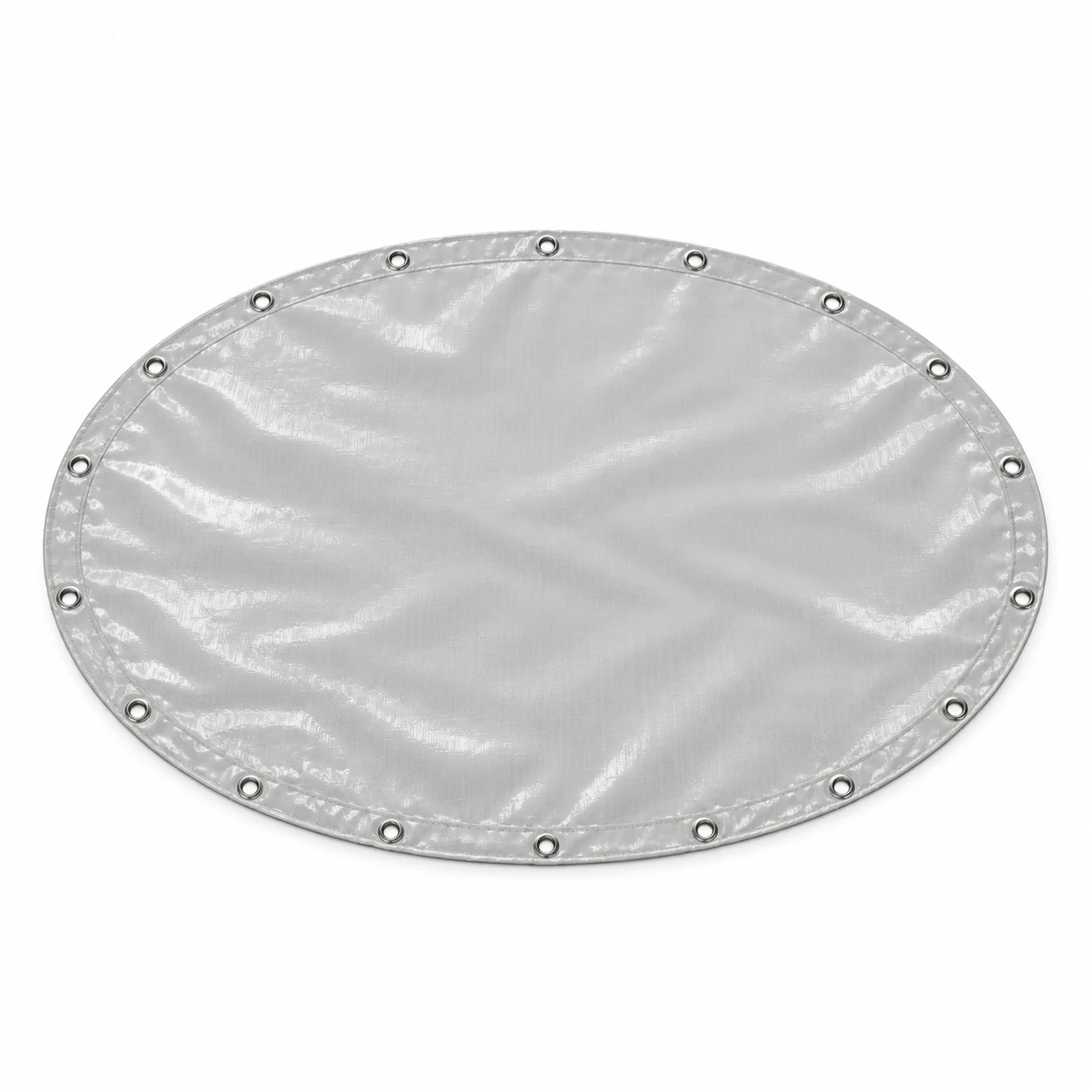 Bâche PVC ovale elliptique grise